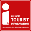 vom Deutschen Tourismusverband e.V. zertifiziert als geprüfte Tourist-Information